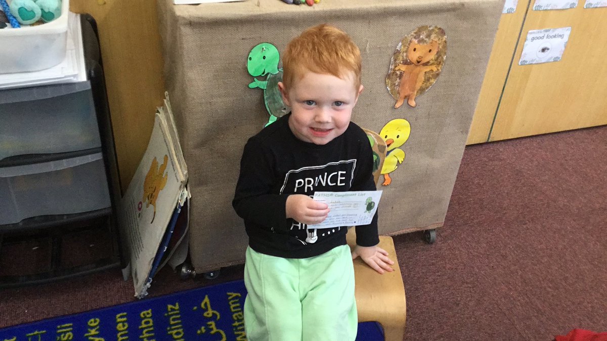 Lukas was delighted to share his compliment from home with all of his friends  😁
<a href="/PATHSEdUK/">PATHS® Programme for Schools (UK Version)</a>