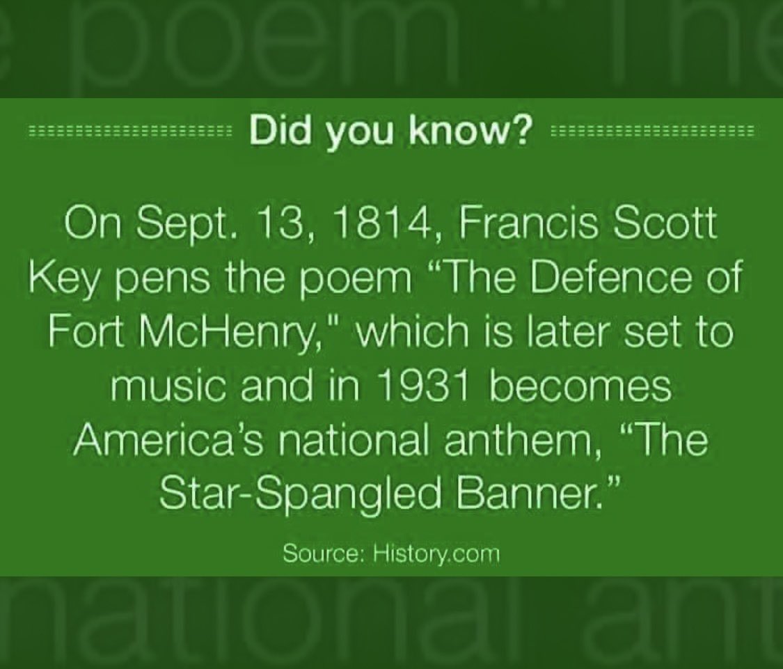 CliftsCove's tweet photo. #usahistory #americasnationalanthem #starspangledbanner #francesscottkey https://t.co/tKdTSmb3fh