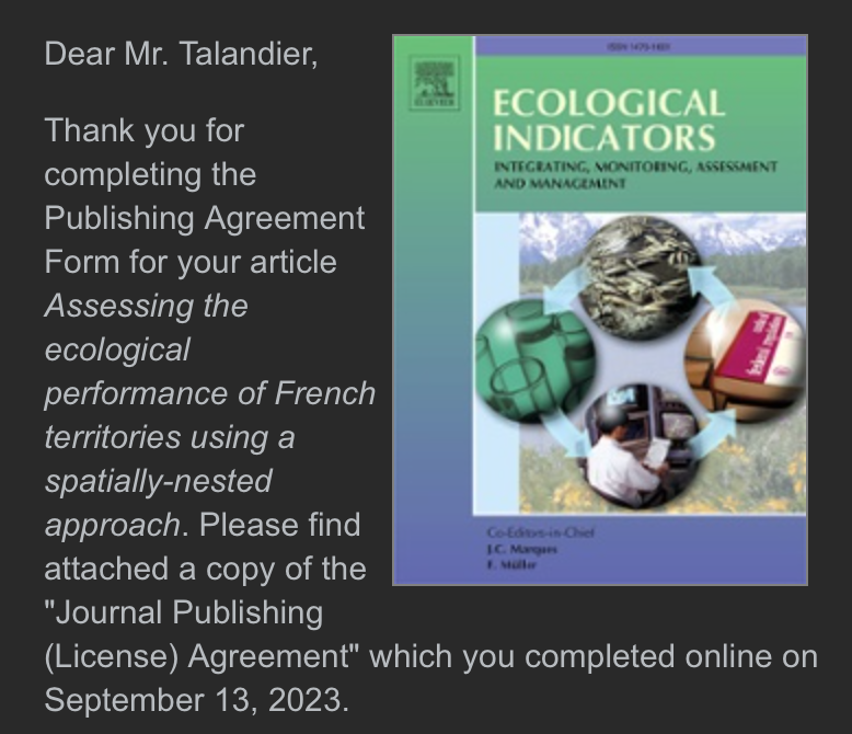 med_hachaichi's tweet photo. 🚨 New paper alert
Prof. Magali Talandier & I, assessed the #ecological #performance of #French #territories using a #spatially-#nested #approach.
Stay tuned to #ReSys #Project, other articles will be published soon on #economic #resilience and #ecological #economics. https://t.co/GmWcK6QxBa
