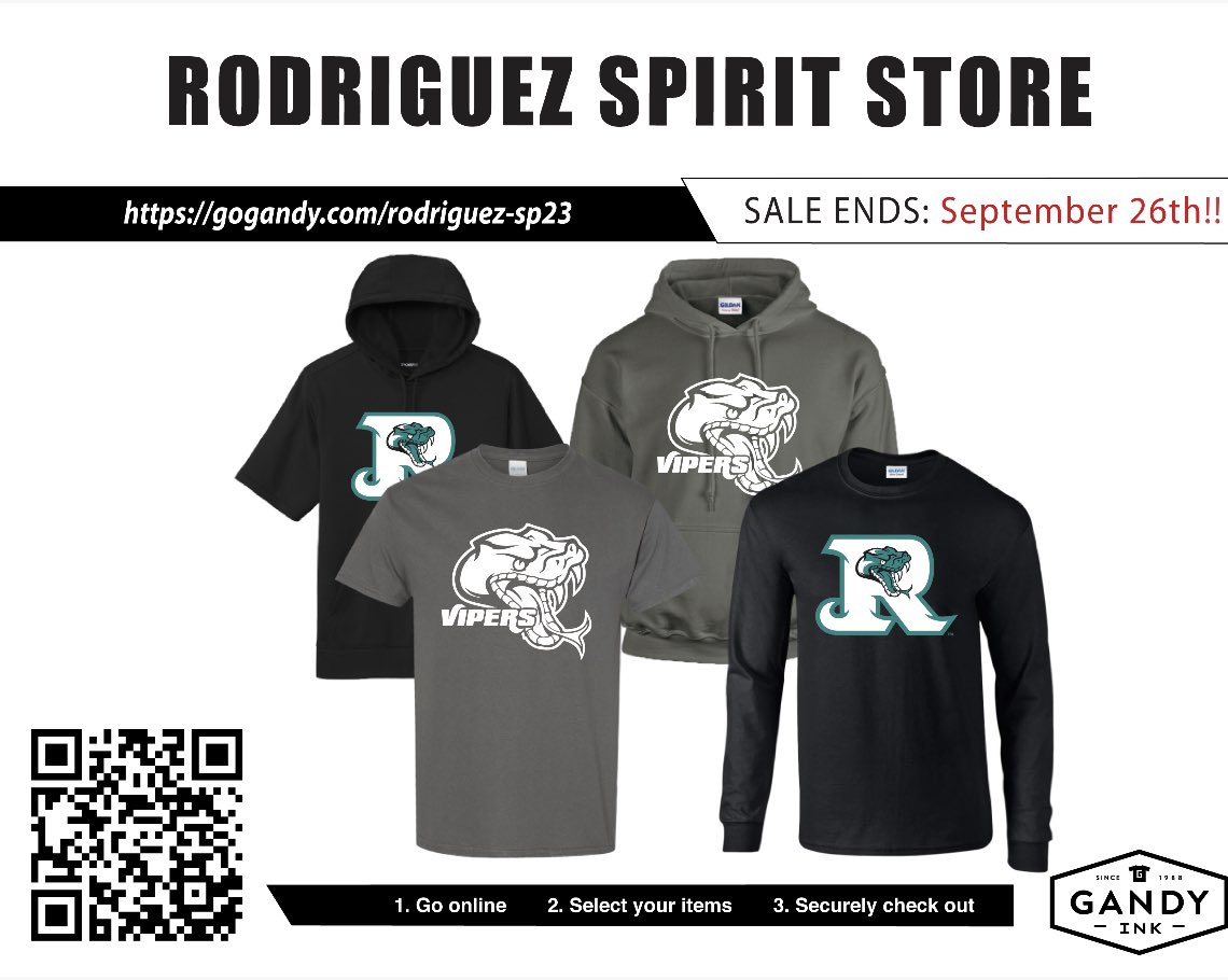 Get your spirit gear now!! Order goes in on the 26th, so get your gear fast!!