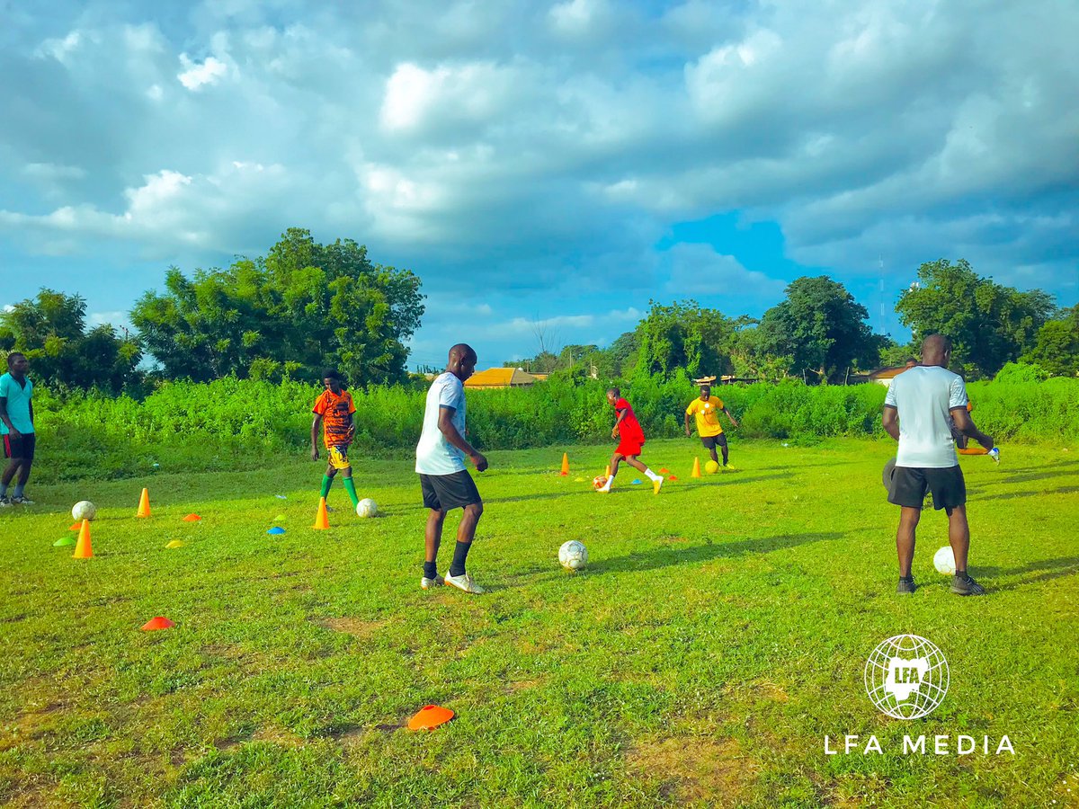 LapaiAcademy's tweet photo. After a whirlwind few days, the LAPAI Football Academy players are back in action and ready to train hard! 💪 
#football #fypシ゚viralシ #practice #AppleEvent @NGSuperEagles @thenff https://t.co/6ZIABjHqPG