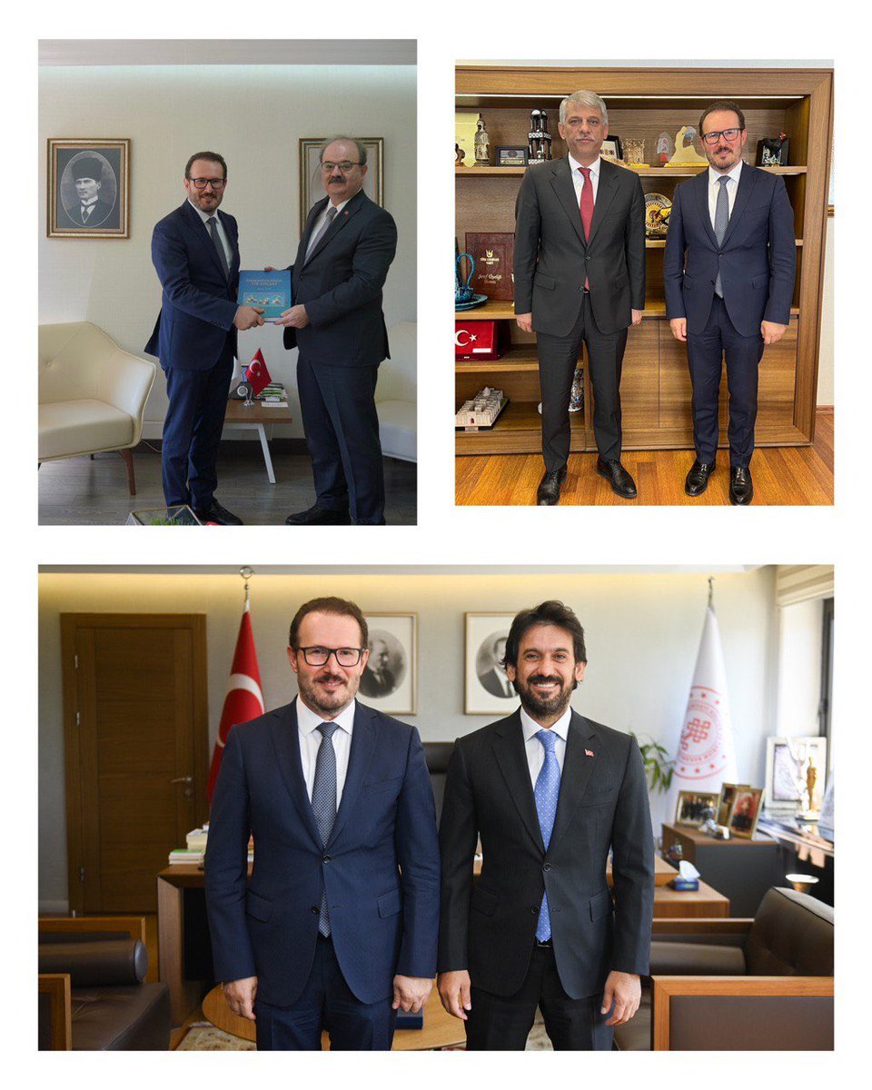 Kültür ve Turizm Bakan Yardımcılarımız <a href="/BatuhanMUMCU/">Dr. Batuhan Mumcu</a>, Sn. <a href="/serdar_cam/">Dr. Serdar Çam</a> ve Sn. Nadir Alpaslan'ı ziyaret ettik.  
 
Sayın Bakan Yardımcılarımıza misafirperverlikleri için teşekkür ediyor, görevlerinde muvaffakiyetler diliyorum.