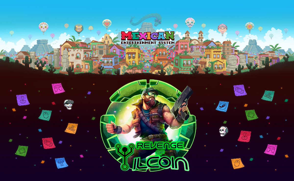 The Mexican Entertainment Sale is live now on #STEAM, lots of games #HechoEnMéxico and off course our FPS #REVENGEOFILCOIN is present with a juicy discount store.steampowered.com/app/2529210/Re… Get it now!