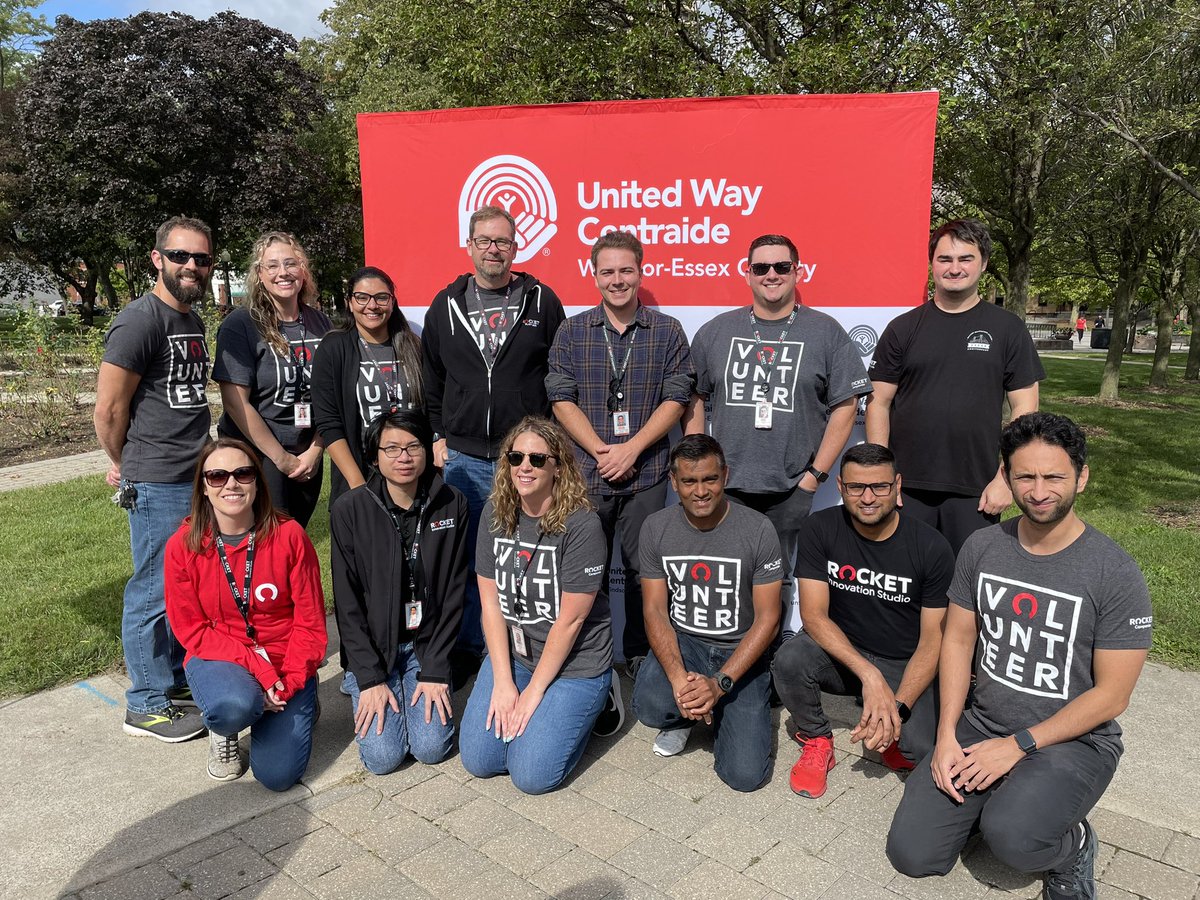 UnitedWayWECK's tweet photo. Rocket Innovation Studio! 👏👏Thank you for being great partners during the Community Clean Up and sponsoring the lunch for all volunteers 🥪♻️

@RKTMortgageCA https://t.co/Ise9eujrFk