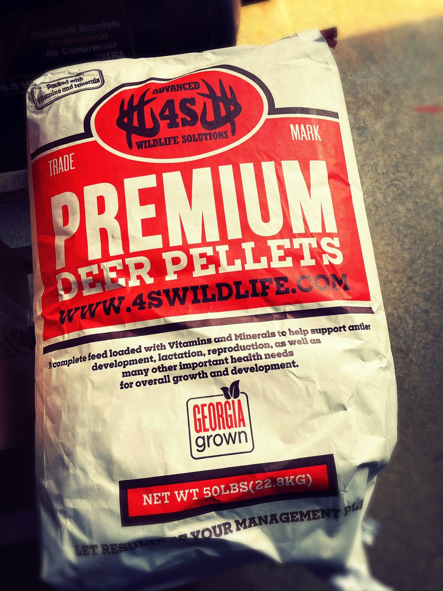 I can’t wait to put my new feeder up from <a href="/AdvancedWildSol/">4SWildlife</a> this week and throw some protein pellets in there and see what the deer do! Stay tuned for a video on the feeder and setup! 🦌  #4swildlife #4sfed #deerhunting