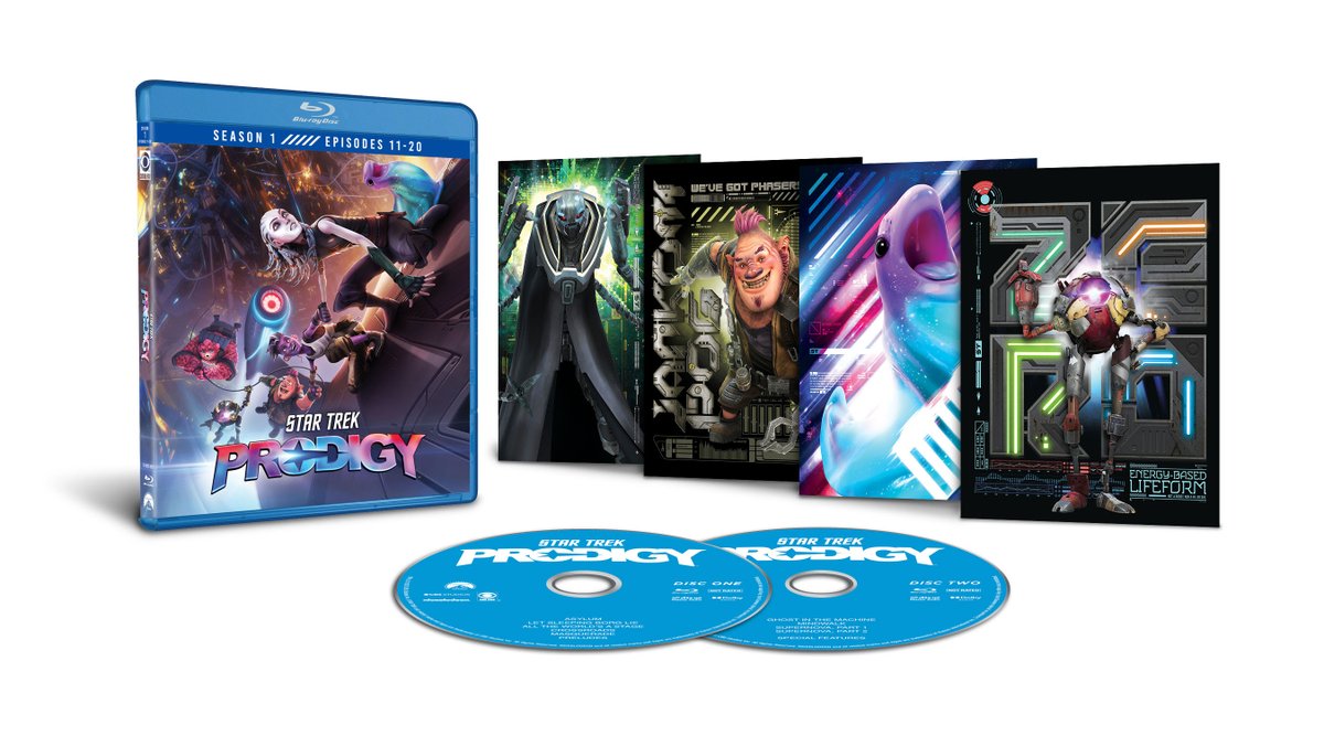 NightHelperBlog's tweet photo. Get ready to experience STAR TREK: PRODIGY: SEASON 1, EPISODES 11-20 on Blu-ray and DVD September 26, 2023. https://t.co/nIuWJe1Ba0
#StarTrekProdigy
#DVD
#movies
#collectorsedition
#nickelodeon
#paramounthomeentertainment
#CBSHomeEntertainment
#ParamountPictures https://t.co/zIK2hxyZJ2