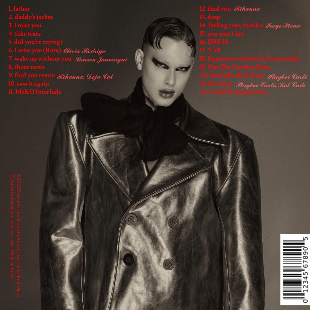 HellOfPluto's tweet photo. "Confort Zone (OUT Deluxe)" - Album by @marcus_arte
⚠️IT'S A FICTIONAL ALBUM⚠️
📷 pics by @wraaase
⭐ post's also on https://t.co/DfkFdmFOZK
✅ @ArteByMarcus
.
#marcusarte #laurenjauregui #rihanna #troyesivan #dojacat #oliviarodrigo #playboicarti #kidcudi #albumcover #hellofpluto https://t.co/LYTzcGU2RK