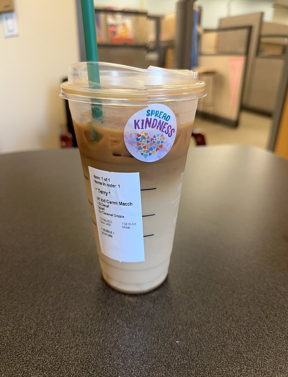 Thank you for the reminder <a href="/Starbucks/">Starbucks</a>, I do and I will. 😉