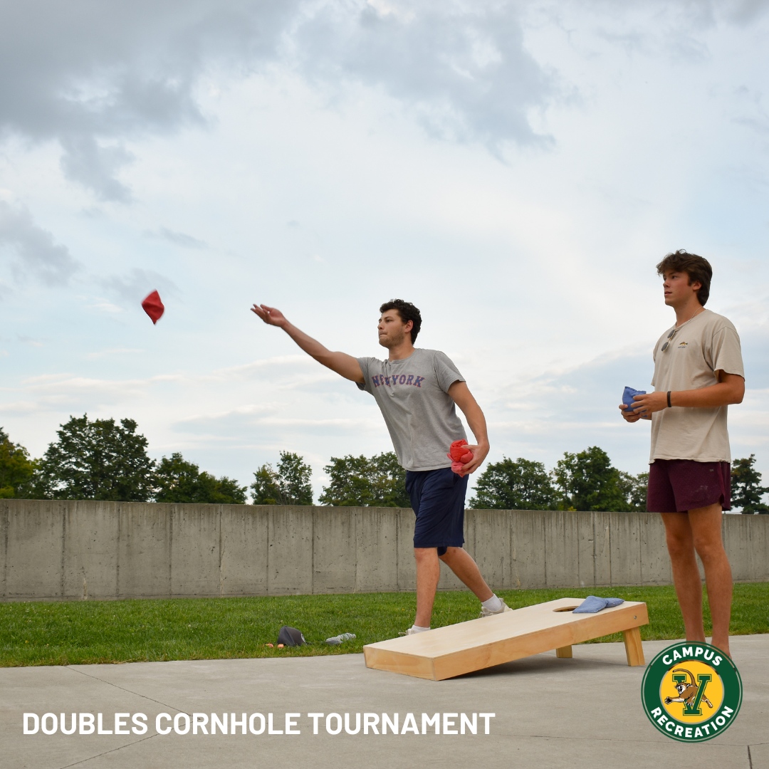 UVMCampusRec's tweet photo. Thanks to everyone who came out on a BEAUTIFUL 😎 Friday afternoon to the first intramural sports tournament of the year! 

See more tournament photos on the Campus Rec website.

#cornhole #uvm #uvminsta #earntheshirt https://t.co/RVv9wYq6TX