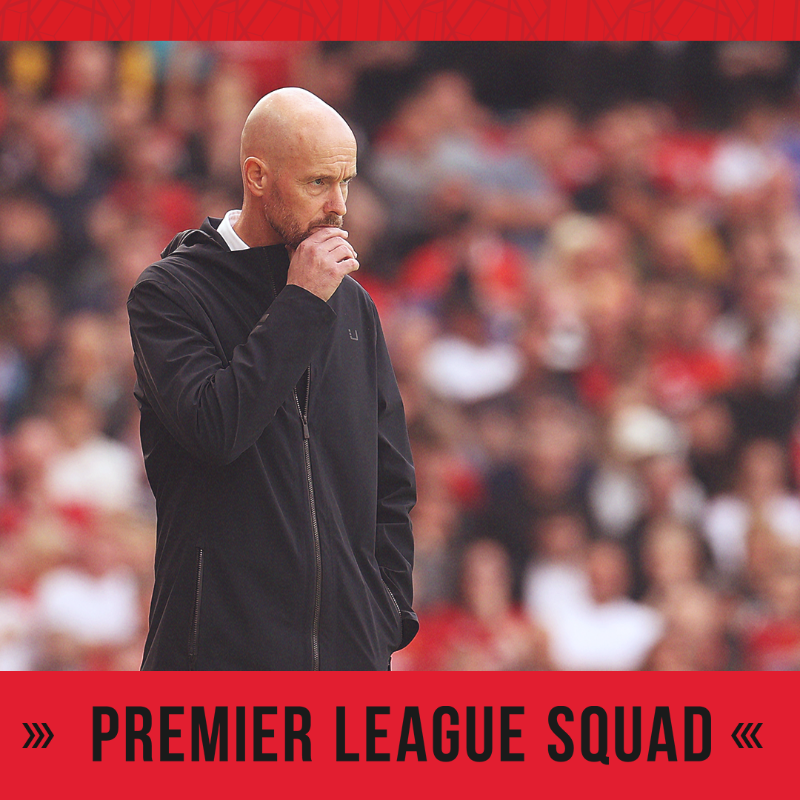 ManUtd's tweet photo. 🚨 Our 25-man squad for 2023/24 has been confirmed. 

#MUFC || #PL