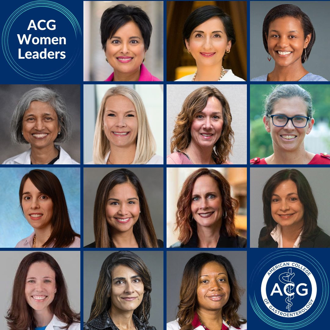 It's #WomeninMedicine Month! Celebrating women in ACG leadership who inspire and uplift #WomeninGI. Grateful to the Board of Trustees and Committee Chairs for their dedication and service to the College and GI.

#WIMMonth resources on the ACG Blog: bit.ly/48gDWII