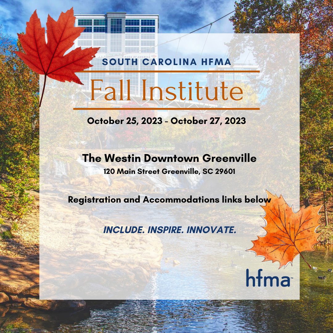 HFMA South Carolina (@schfma) on Twitter photo 