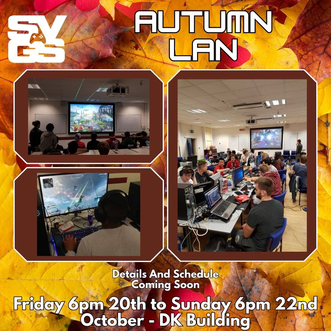 It's the big one, our first 48hr LAN party of the year will be at the end of October! With a bunch of giveaways, party games, activities, and tournaments. Along with the usual good (well, free) food. 

Tickets, details, schedule, room, etc will be up soon.