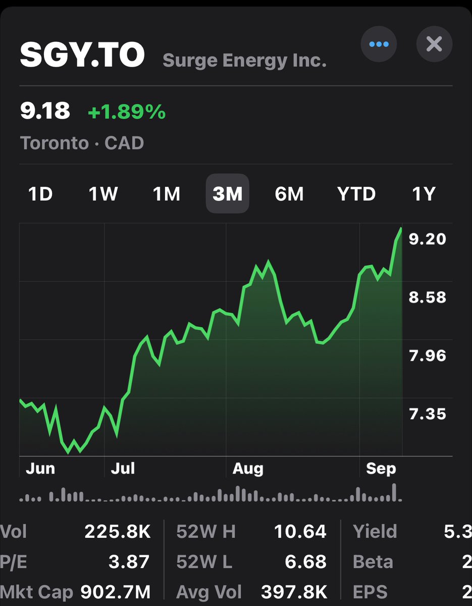 PetroGirl1's tweet photo. Surge has Sold Shaunavon 🤔 Seems $90 Oil 🚀Succulent SURGE Is In Fact SURGING 🤑🚀🏆 Because It’s 88% High Netback OIL 🛢️$SGY Who Will WIN 🏆 The Race as Oil Going To Surge To $100+ $SGY.to 88% OIL That WaterFloods Wonderfully 🛢️😎 
@PetroGirl1 😘🏦😎🤔I Told U https://t.co/LqwwfWIp53
