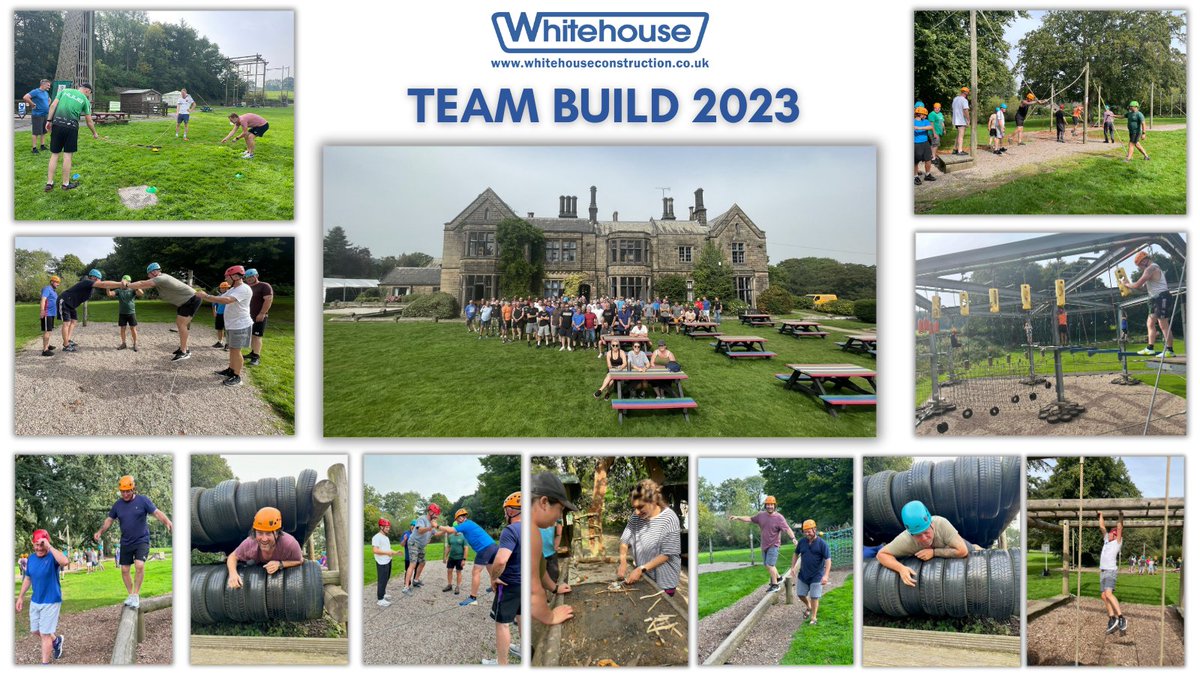 We had a fantastic Team Build day on Friday at @LeaGreenCentre taking part in a wide range of activities to strengthen our high performing teams. It was great to see so many smiles! #WeAreWhitehouse #ProudToBeSafe