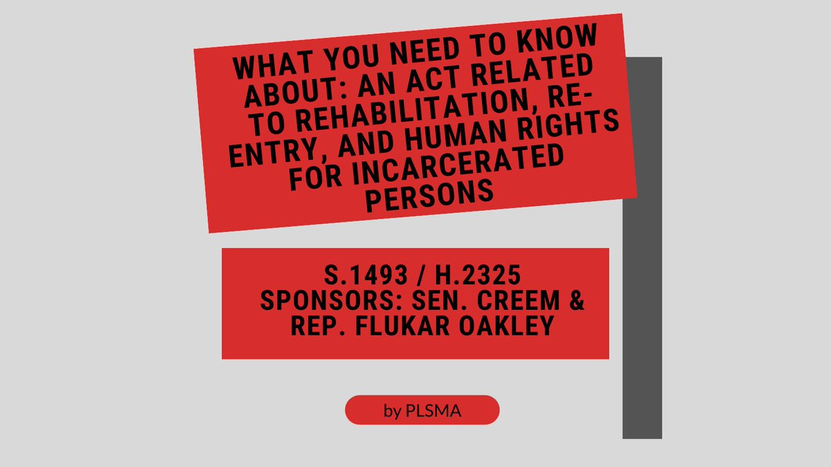 PLSMA's tweet photo. MA's prison system is marked by a culture of punishment that doesn't support rehabilitation &amp; re-entry. @cindycreem &amp; @TeamBrandy617's bill would ensure that people are educated, engaged, and aided in their growth rather than set up to fail. Learn more: https://t.co/b4xpeUtInM