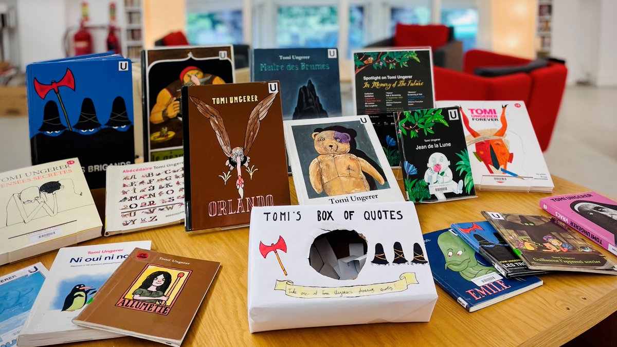 afdublin's tweet photo. The 2-day Tribute to Tomi #Ungerer has begun! Come and check out The French Library's showcase and @talesfortadpole pop-up Book Fair #tonight & tomorrow night during our talks & screenings!
Full programme: https://t.co/5LN3RSAPnQ https://t.co/locpLi6fki