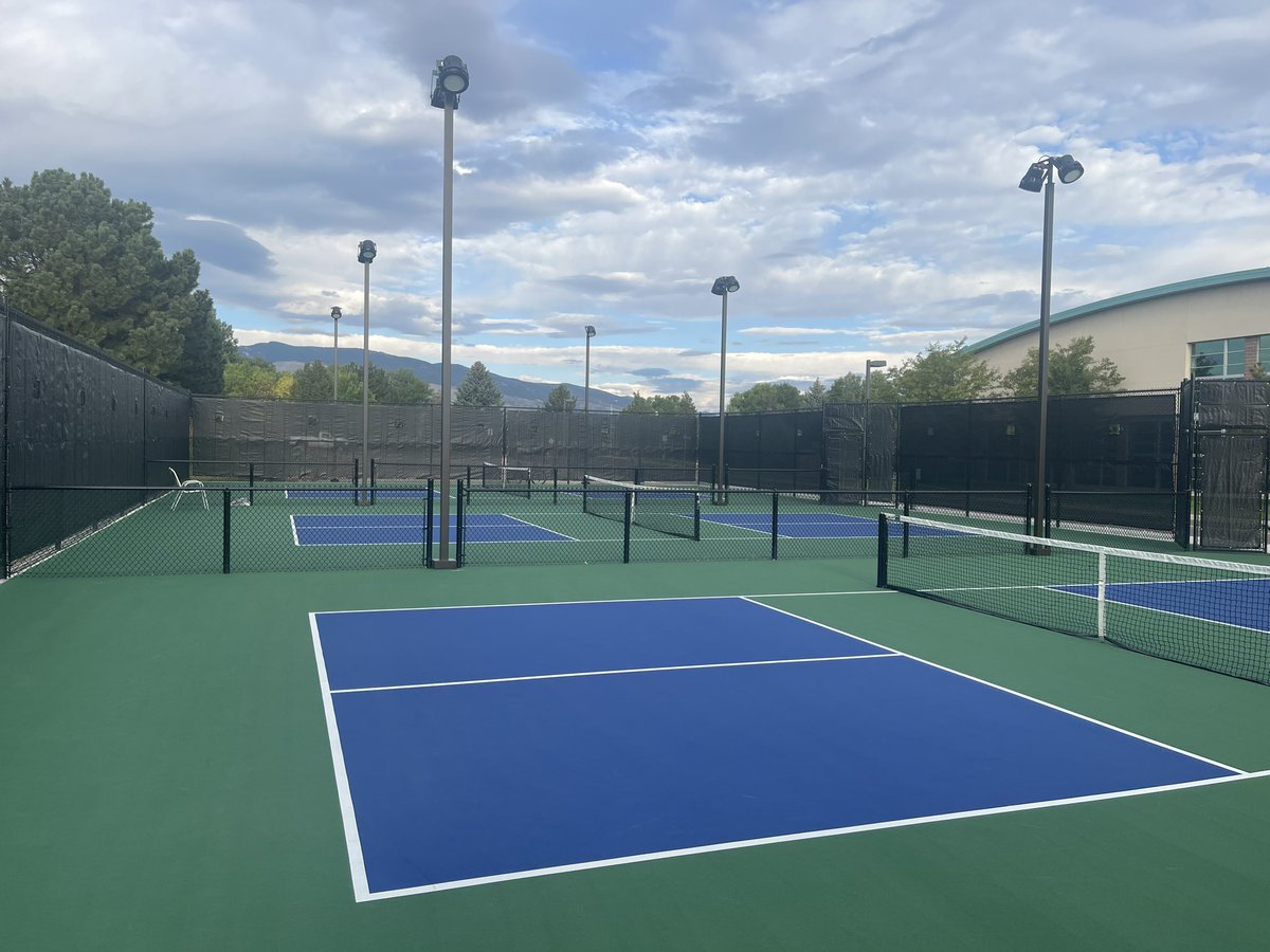 CoachPFieldTurf's tweet photo. Incredible new Picke Ball Facility recently finished up for Cody, WY Parks & Recreation. These 6 new Post Tension Concrete Courts were installed by @Tarkett_Renner. Thank you for trusting us with your facility! #ThinkRenner #PickleBallWyoming @BeynonSports @TarkettGroup https://t.co/fBaynM65LN