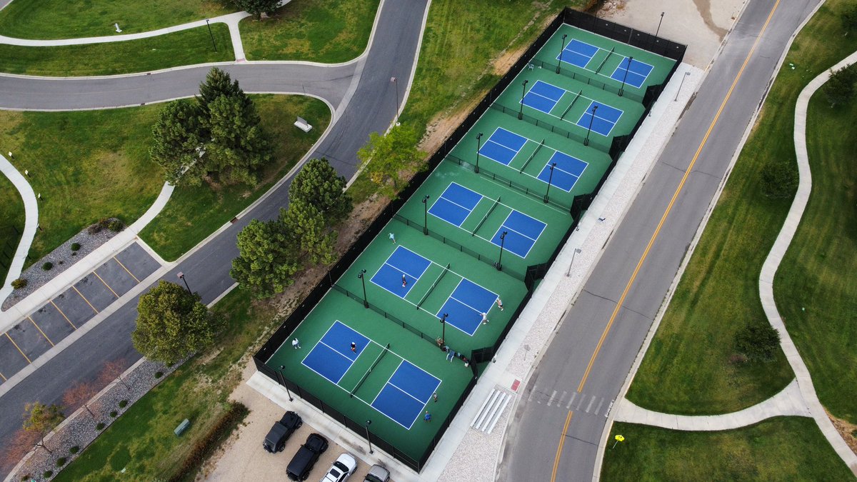 CoachPFieldTurf's tweet photo. Incredible new Picke Ball Facility recently finished up for Cody, WY Parks & Recreation. These 6 new Post Tension Concrete Courts were installed by @Tarkett_Renner. Thank you for trusting us with your facility! #ThinkRenner #PickleBallWyoming @BeynonSports @TarkettGroup https://t.co/fBaynM65LN