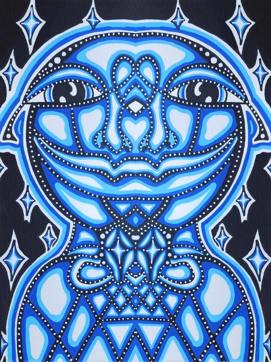 Luminous Blue for the calming of the heart in its seriousness. A Muse for the moment of a world in turmoil. 

Limited 10 editions available on <a href="/KreatePlatform/">Kreate - Web3 Art Community ❤️‍🔥</a> for 23 ADA~

kreate.art/artwork/64c914…

#KreateArt #Cardano #RADR #Meditiation #Peace