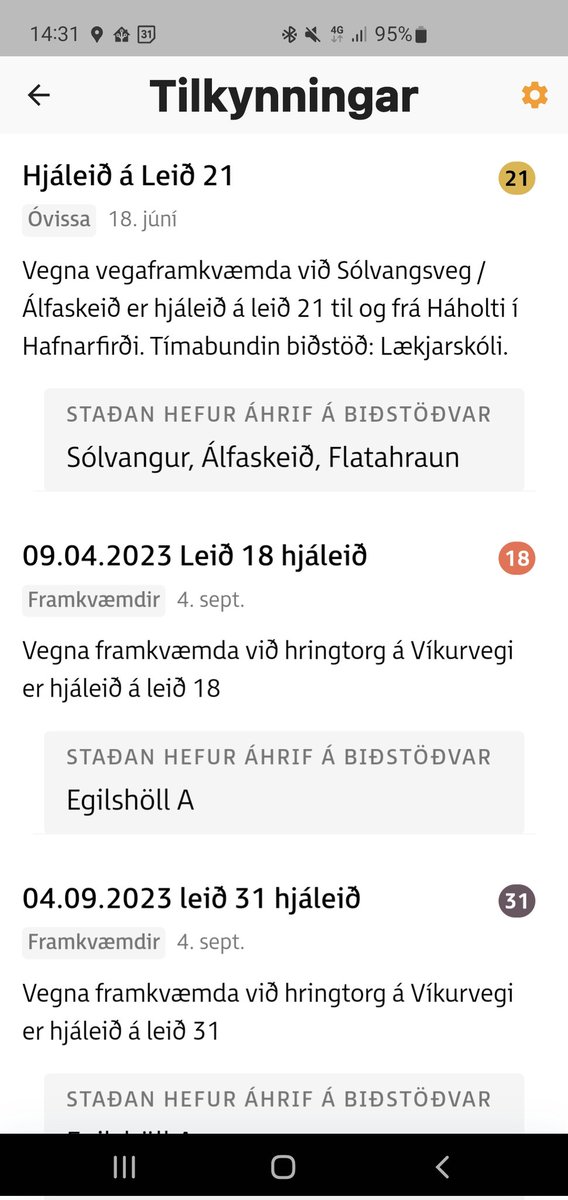 konradj's tweet photo. @straetobs Af hverju eru ekki upplýsingar um þetta í appinu, klst eftir slysið? https://t.co/9hlF1LPhFA