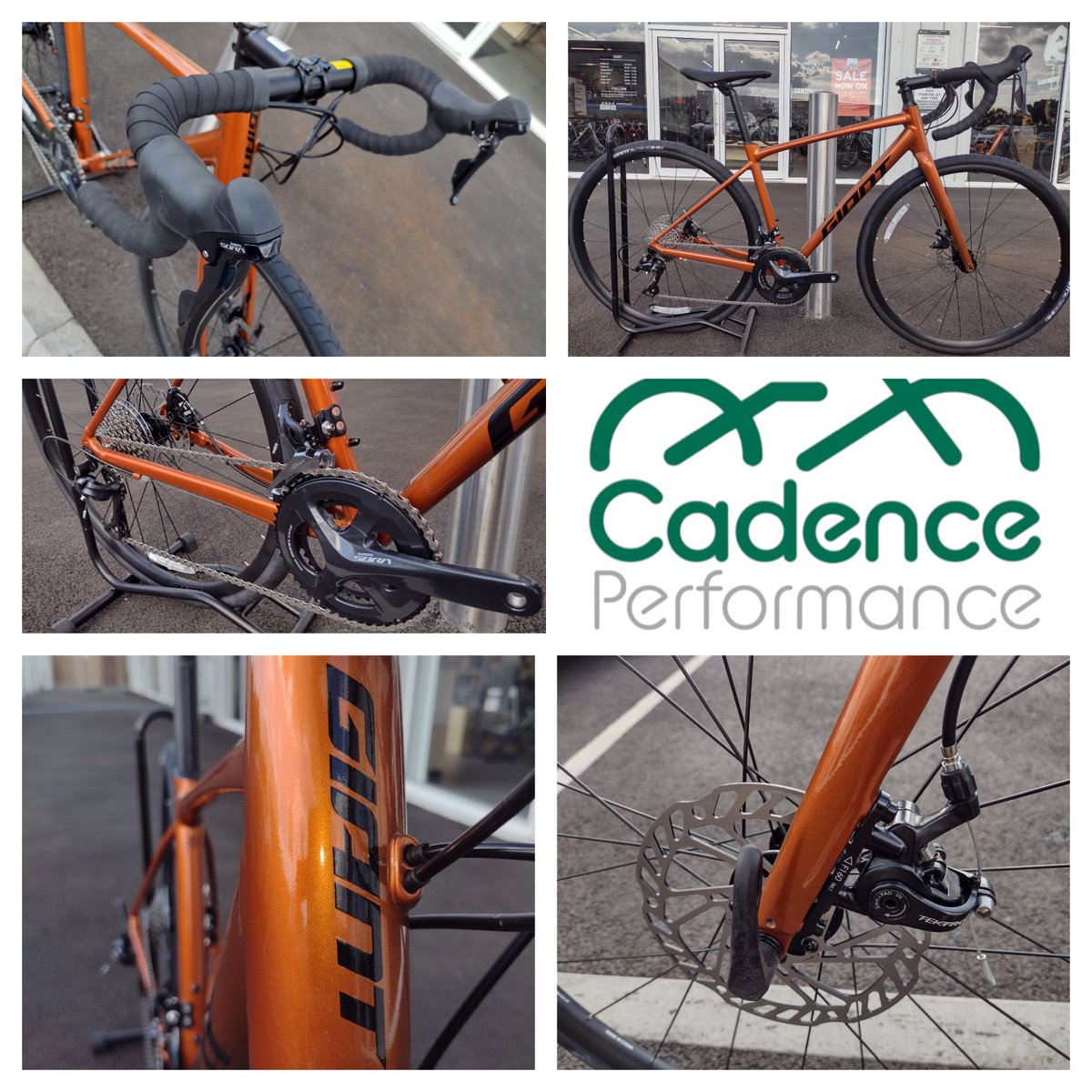 GiantRadlett's tweet photo. The beastly Contend All-Road 3.
A fantastic entry-level road bike punching way above its weight!

Lightweight ALUXX frame, full carbon forks, Tektro mechanical dual pull disc brakes, 2x9 Shimano Sora gears, up to 38c tyre clearance.

Now £954!

https://t.co/4MkWIXldaZ https://t.co/Jv4nvXmuTo