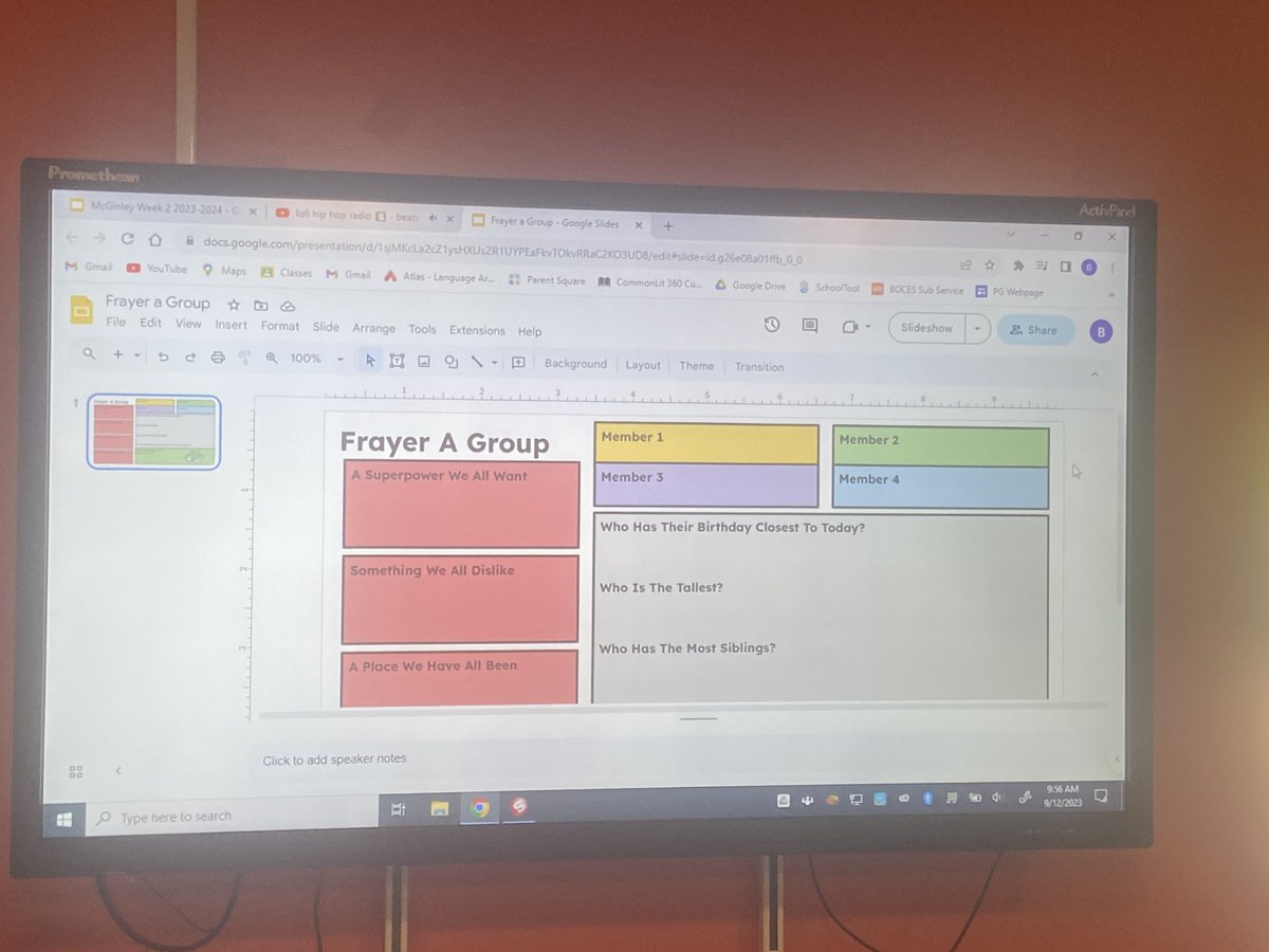 techiepusher's tweet image. This makes me so happy! Ms. Mcginley has made a commitment to using #Eduprotocols in her ELA classroom!  Started off with Frayer a Friend and moving on to Frayer a Group. Kids love it and so does the teacher. #lessonshells #4Cs @AWilsonESM @MicheleGipe @Mrs_McGinley @PopovichMeg