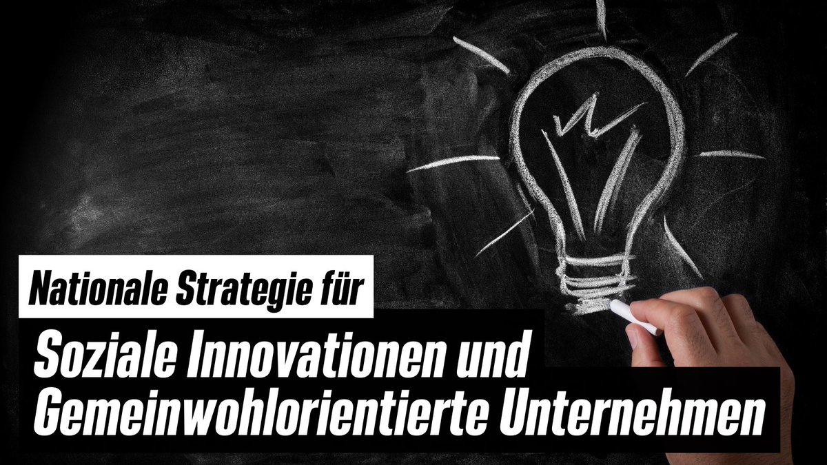 Heute hat das #Kabinett die Strategie für #SozialeInnovationen und #gemeinwohlorientierteUnternehmen beschlossen. Damit unterstützen wir mit rund 70 Maßnahmen unternehmerisches und eigenverantwortliches Handeln bei der Entwicklung von sozialen Innovationen. ⬇️