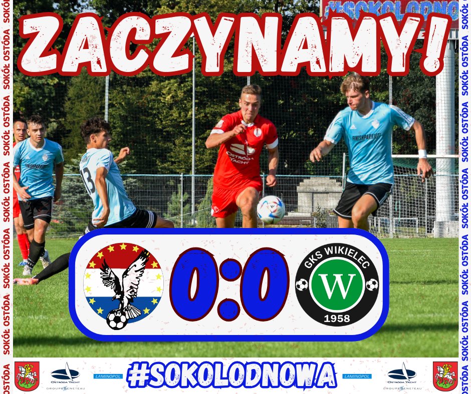 Sędzia Marcin Szczerbowicz dał znak do rozpoczęcia spotkania!

Do boju, Sokół! 🔴⚪️🔵

#SokolOdNowa