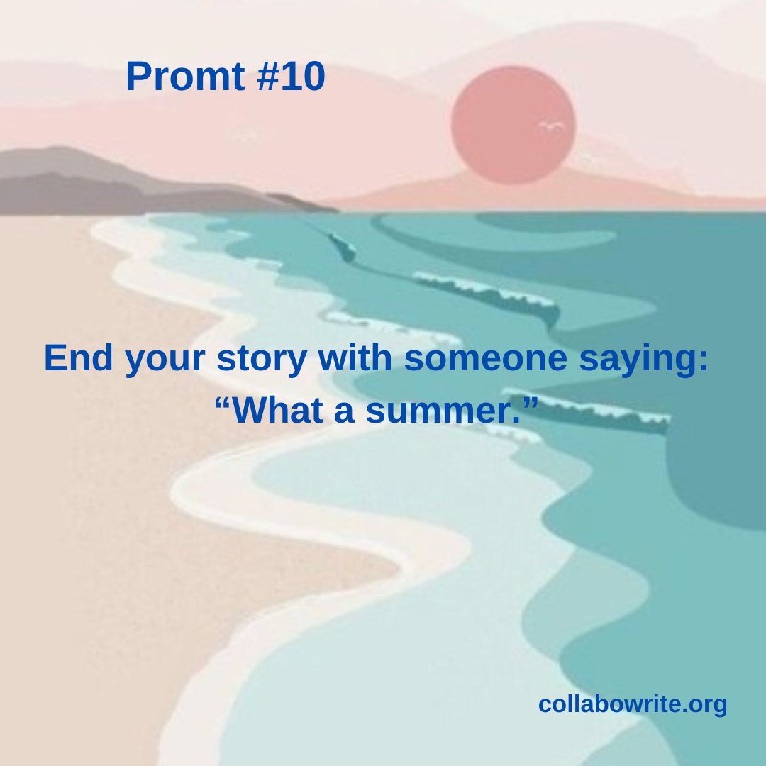CollaboWrite_'s tweet photo. While we can still enjoy the indian summer, lets celebrate and say goodbye  to the great summer we had  with double promts. https://t.co/saEApC2cx6 
#indiansummer #WritingCommunity #becreative #writingidieas https://t.co/PHQxtsB567