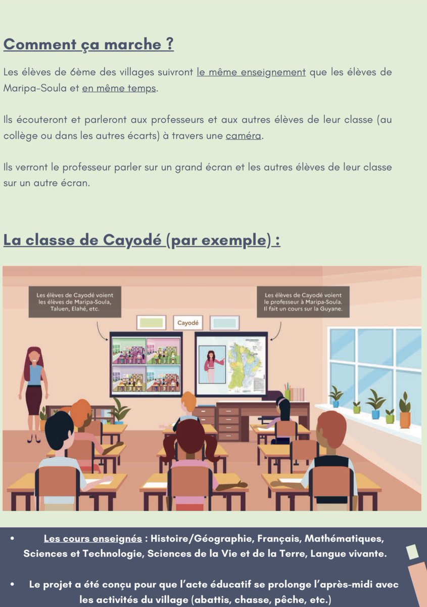 acguyane's tweet photo. #enseignementetnumerique | Philippe Vigier Ministre des Outre-mer a visité en présence d’ Antoine Poussier Préfet de Guyane et du recteur Philippe Dulbecco, les classes de 6e des collèges Gran Man Difou et Taluen faisant partie du projet «Guyane connectée : combler les écarts » https://t.co/sxoMxTJXpI