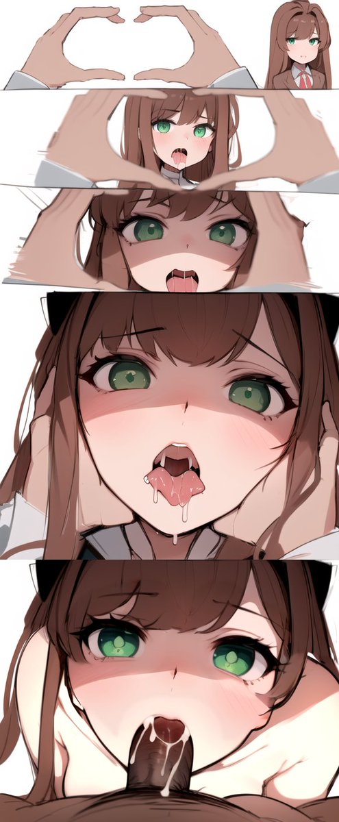 RepRez420's tweet photo. A happy end to the challenge...🙃 #SnootChallenge #meme #DDLC #Monika #MonikaDDLC https://t.co/z2PuGnZDA3