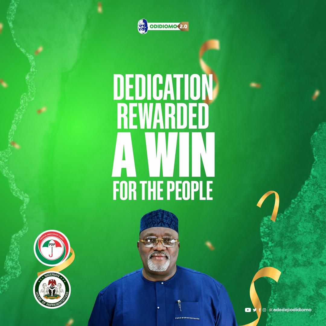 AdedejiOdidiOmo's tweet photo. Your Voice!
Our Win!!
Democracy Prevails!!!

Thanks to God - ASOO

#victory 
#justice 
#badannorthwest 
#ibadansouthwest 
#odidiomo https://t.co/qnkv4z0vED