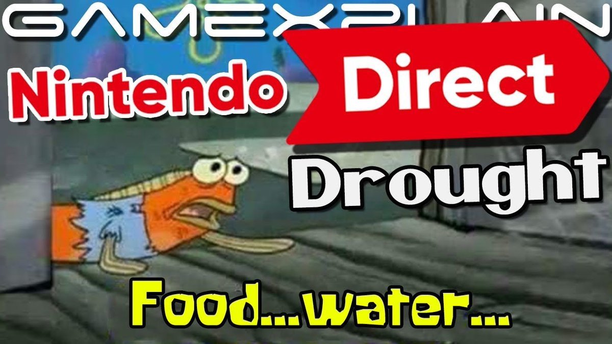 chronakey's tweet image. FUCK YOU NINTENDO! WE WANT LONGER NINTENDO DIRECT DROUGHTS! #NoFood #NoWater #NoNintendoDirect