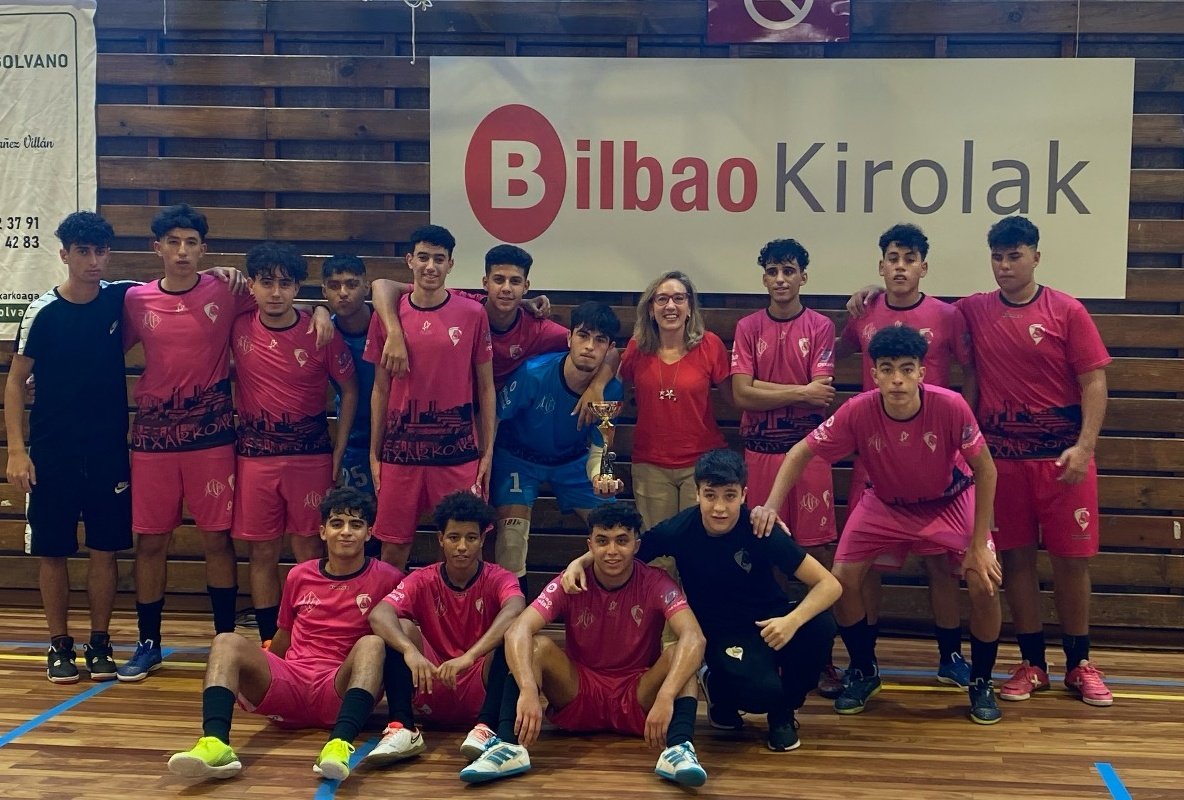 Torneo Villa de Bilbao. Fútbol sala. Zorionak @Otxartabe #Gora eta #Berriotxoa!! @bilbaokirolak #Bilbao #kirola eta #balioak