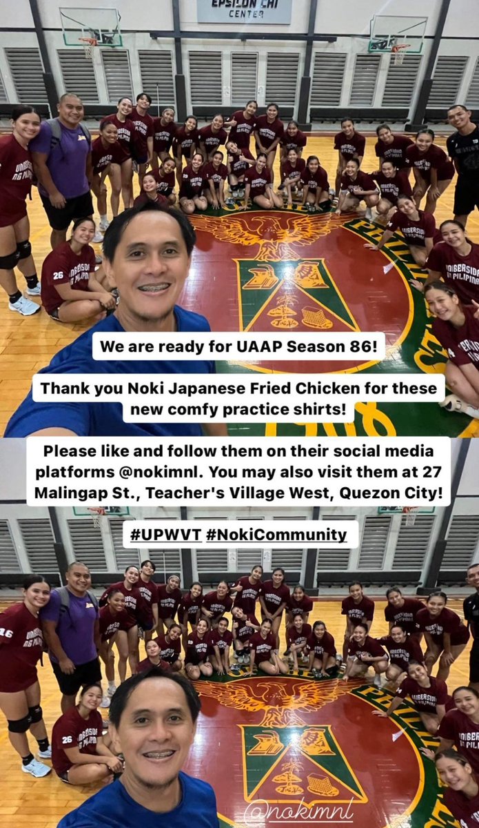 JuliaDelFP's tweet photo. UAAP Season 86 ready ✊❤️ https://t.co/lkGo5JkhLG