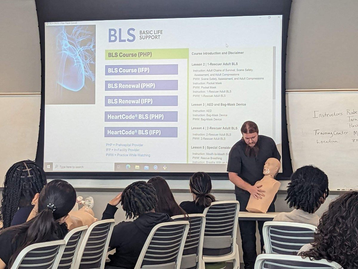 myTBThs's tweet photo. Thank you to USF Morsani College of Medicine &amp; Office of Student Diversity and Enrichment for providing an amazing opportunity for students to receive their CPR certification and helping to prepare them for their future careers.  #communityschool
#TampaBayTech #ARatedSchool #TBT https://t.co/WldHLhInr3