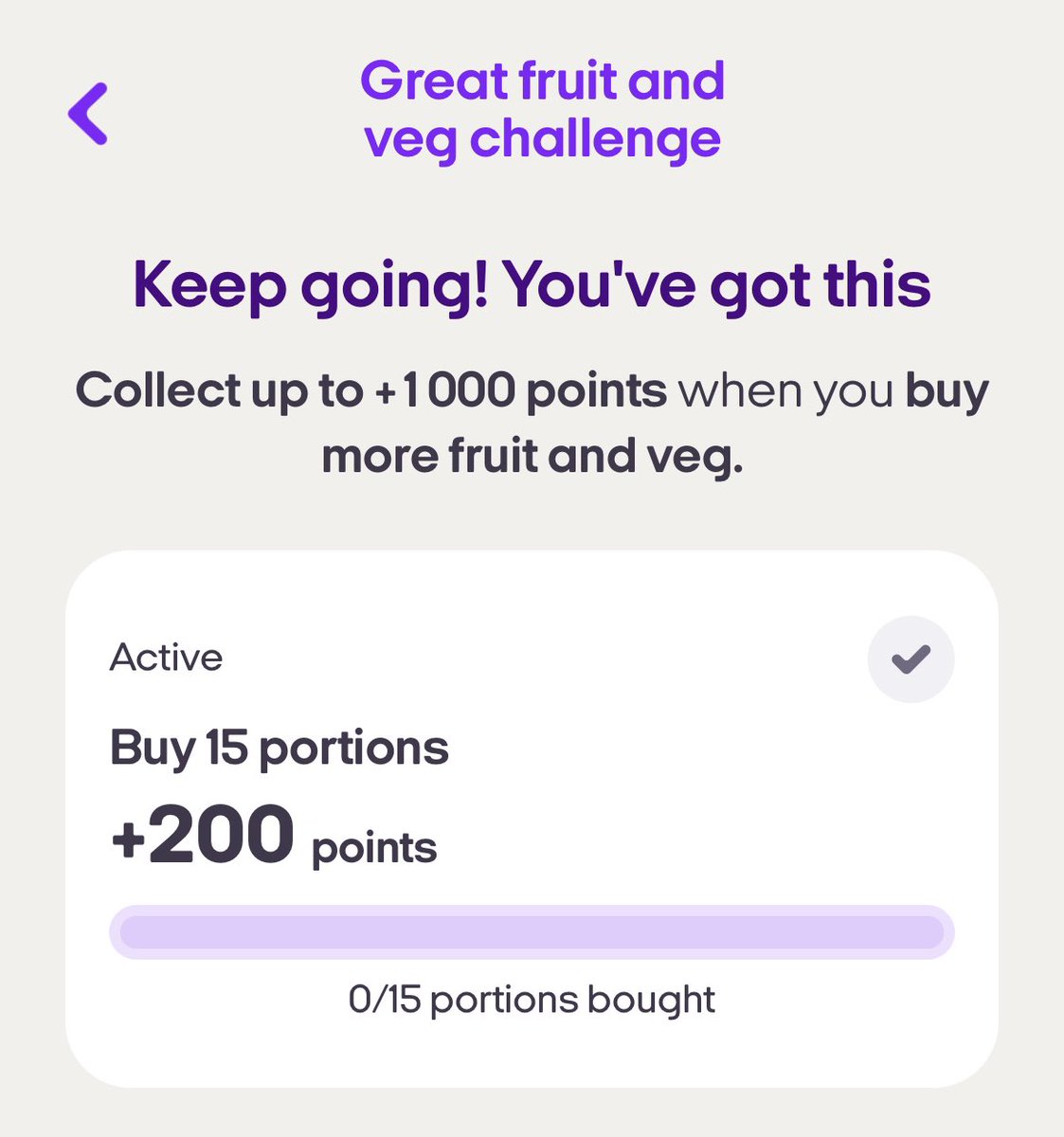 <a href="/sainsburys/">Sainsbury's</a> <a href="/nectar/">Nectar</a> why haven’t I had any fruit veg purchases registered in the challenge?
