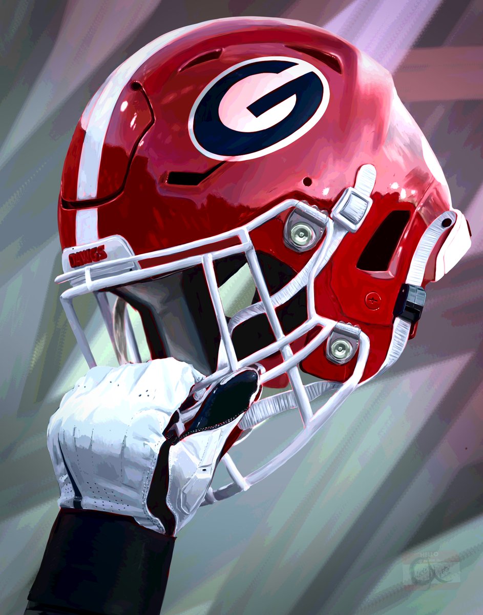 Sports Ball art for my home state of Georgia