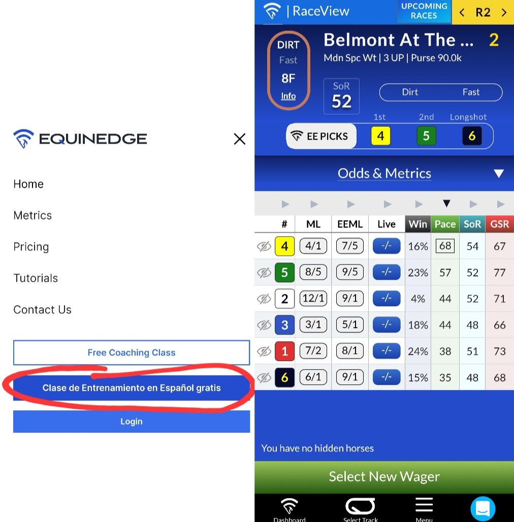 Este Jueves 14 de Septiembre, pronostica y prepara con nosotros tus apuestas para las carreras en #BelmontattheBigA, utilizando <a href="/EquinEdge/">EquinEdge</a>, la mejor herramienta digital de pronósticos del momento! 

Regístrate aquí:
👉calendly.com/coaching-class…