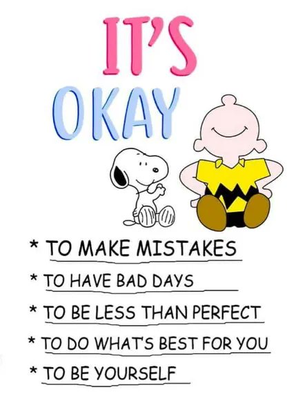 It’s okay! #Peanuts