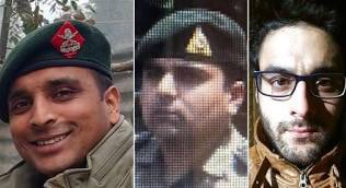 BDUTT's tweet photo. Colonel Manpreet Singh, Major Ashish Dhonchack, deputy superintendent of Jammu and Kashmir Police Humayun Bhat. The heroes we lost today in #Kashmir #Anantnag to terrorism . As always , in the tradition typical of our forces , our top officers lead from the front. https://t.co/ymMDlsAcjk