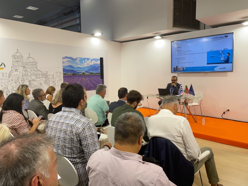 Interreg BalkanMed Programme (@balkan_interreg) on Twitter photo Mr D.Karydis from Enterprise Greece highlights the main achievements of the #GAZELLE project in the context of the #BestPractices event organised by the
<a href="/etc_interreg/">MA of ETC Programmes</a>
as part of the 87th TIF-HEEXPO Mr D.Karydis from Enterprise Greece highlights the main achievements of the #GAZELLE project in the context of the #BestPractices event organised by the
<a href="/etc_interreg/">MA of ETC Programmes</a>
as part of the 87th TIF-HEEXPO