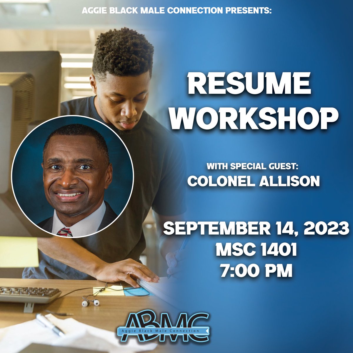 Make sure y’all pull up to our Resume Workshop tomorrow with Colonel Allison🫱🏽‍🫲🏾 

Learn to build your resume to secure those internships and jobs for the future!

⏰7 PM
📍MSC 1401