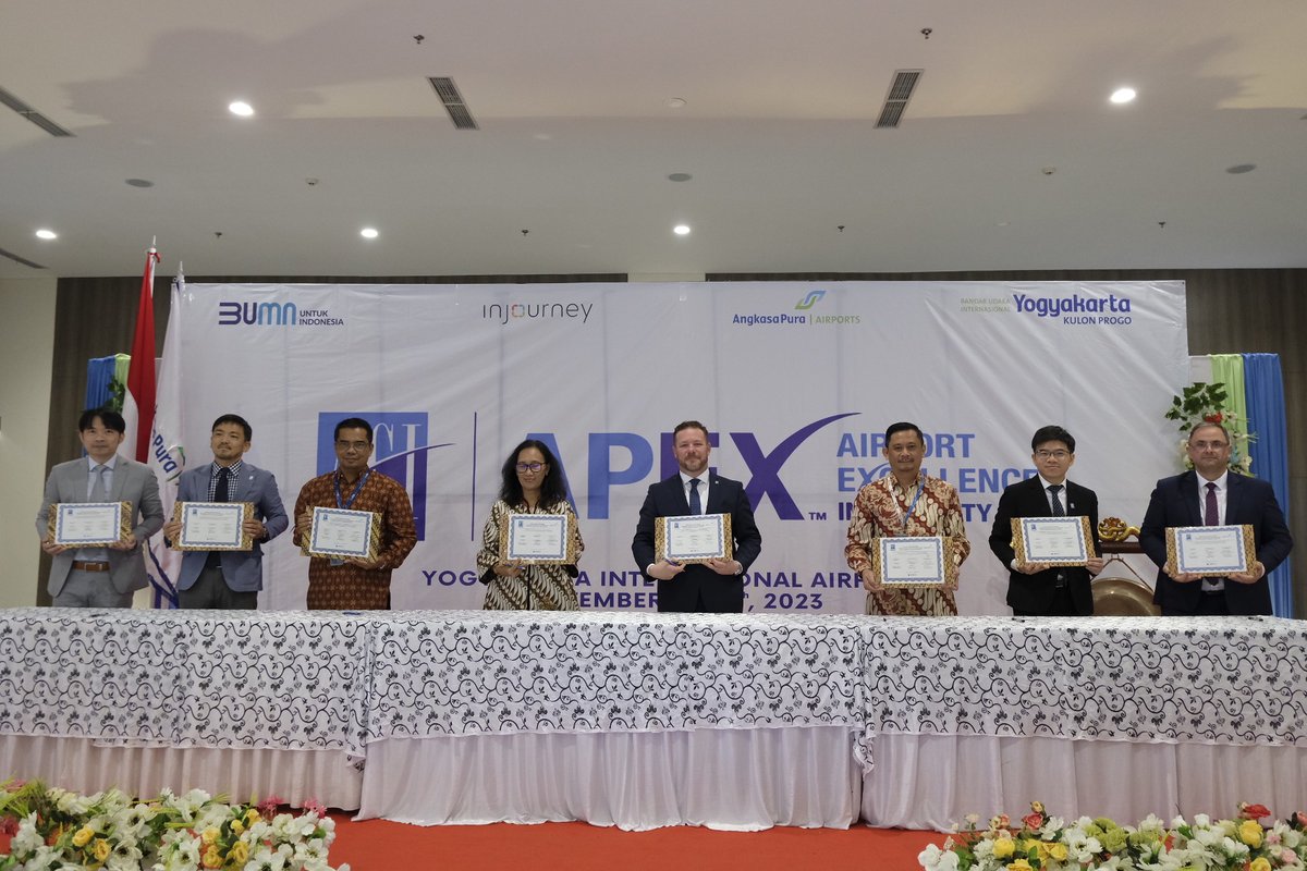 ACIWorld's tweet photo. 📸 A glimpse of the APEX in Safety Review at Yogyakarta International Airport (YIA) in Yogyakarta, Indonesia.
Proud to be collaborating with @AP_Airports to keep enhancing their Aviation Security Management program with their 7th security review.
👉 APEX: https://t.co/ftxkJNFRHC https://t.co/Mgl266sGpM
