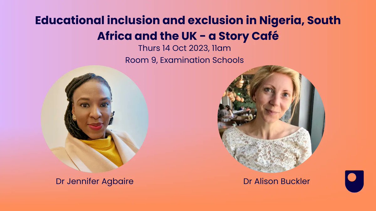 Centre for the Study of Global Development (@ou_csgd) on Twitter photo šJoin <a href="/DrJei_nee/">Agbaire, Jennifer J.</a> <a href="/AlisonBucklerEd/">Alison Buckler</a> in their session on 'Educational inclusion and exclusion in Nigeria, South Africa and the UK' <a href="/Ibali_Network/">IbaliNetwork</a> tomorrow at #UKFIETConf #CSGDatUKFIET šJoin <a href="/DrJei_nee/">Agbaire, Jennifer J.</a> <a href="/AlisonBucklerEd/">Alison Buckler</a> in their session on 'Educational inclusion and exclusion in Nigeria, South Africa and the UK' <a href="/Ibali_Network/">IbaliNetwork</a> tomorrow at #UKFIETConf #CSGDatUKFIET