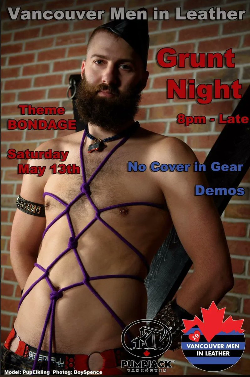 VanLeatherMen's tweet photo. Hey folks, we are looking for volunteers to model for our upcoming posters! Shoot will be this Sunday September 17th around 1pm. Six models needed. Examples of recent posters attached. https://t.co/1Iker8wK1N