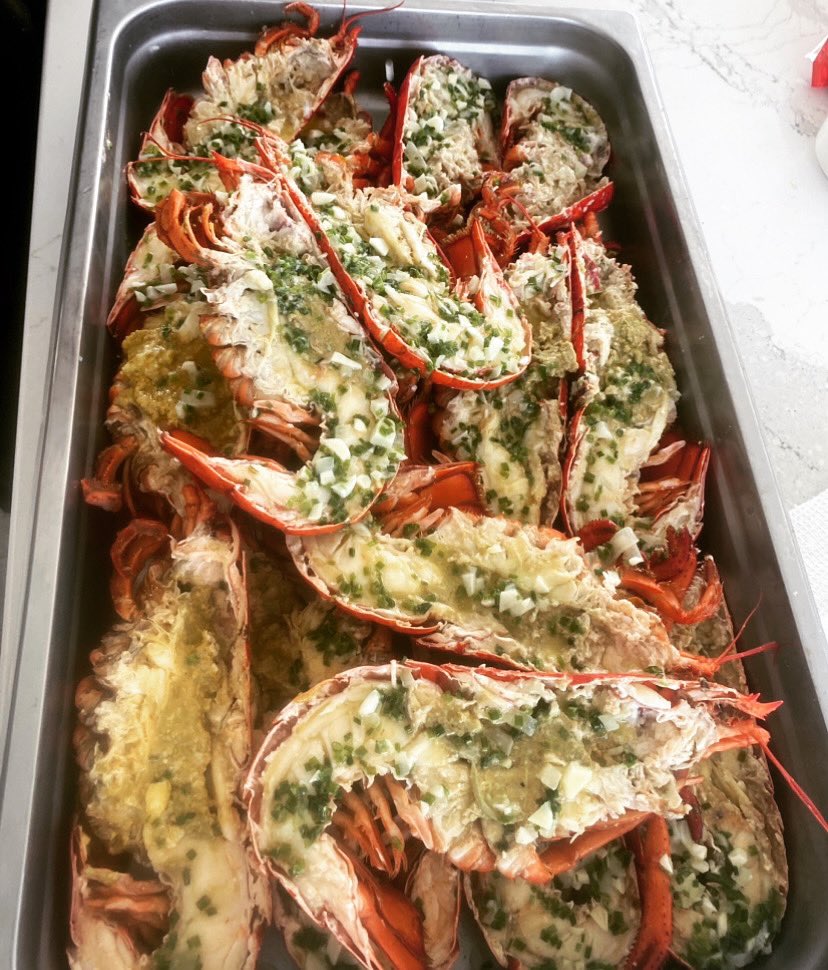 Chef prepared stuffed 🦞 before hitting the oven 

🔸Luxury Travel Concierge 

#PrinceEdwardIsland #CanadasFoodIsland #Conciergeservices #chefservice #Lobster #LobsterPEI #PEI #Canada 
#LuxuryConcierge
