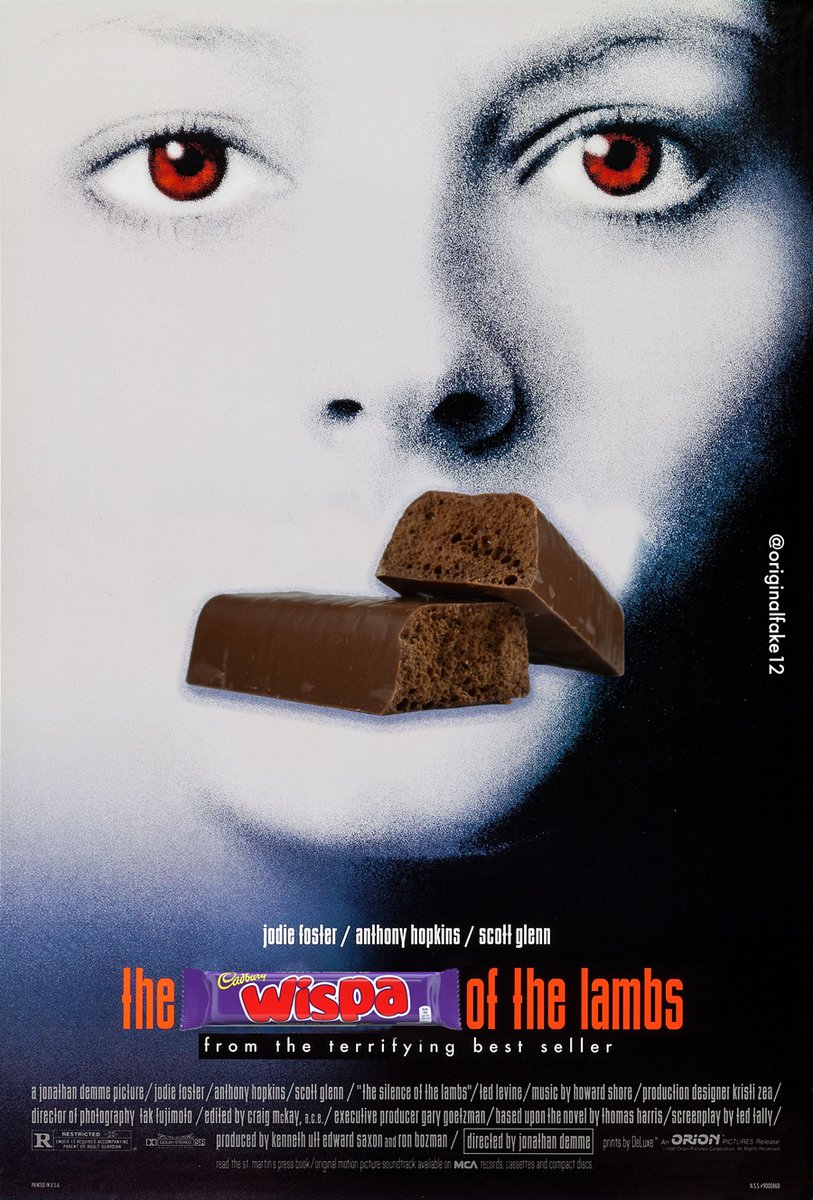 One Minute Brief of the Day: Create posters to chocolate-ify films for #InternationalChocolateDay, replacing 1 word in the movie titles with a chocolate bar #ChocolateyChallenge 🍫
@OneMinuteBriefs @CadburyUK