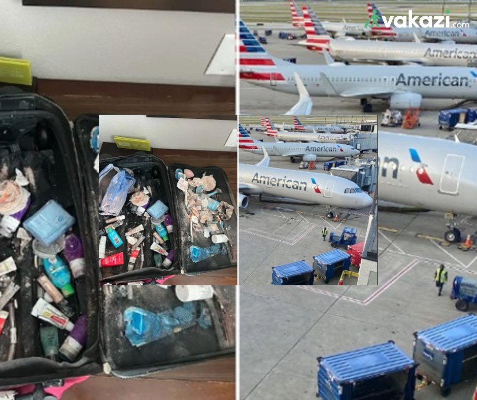 US 🇺🇸 ~ An American Airlines passenger shared photos on Reddit showing that her luggage had been crushed by a luggage truck.
Vakazi.com
#LuggageDamage #AirlineIssues #TravelTroubles #Kosher #Travel #koshertravel #news #aroundtheworld